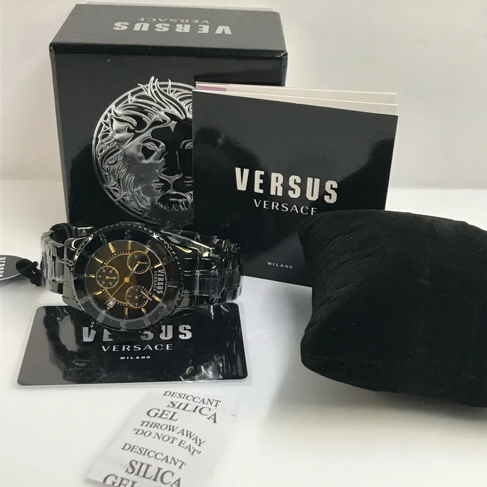 Ship same day - New 💯 Authentic VERSUS VERSACE Tokyo Chronograph Watch